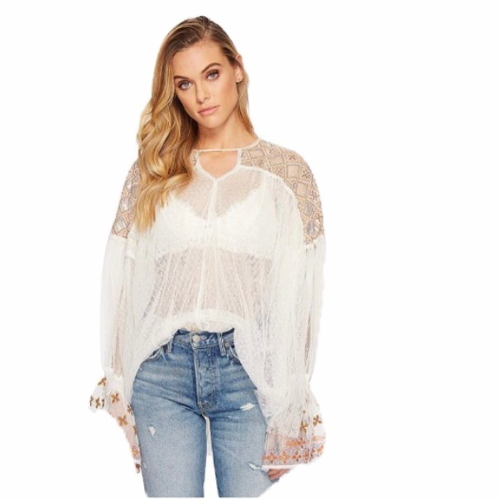 ⚡️NWT Free People Joyride Top-Ivory - Picture 5 of 7
